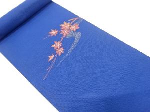 アンティーク　紗　竜田川模様織り出し　名古屋帯地反物